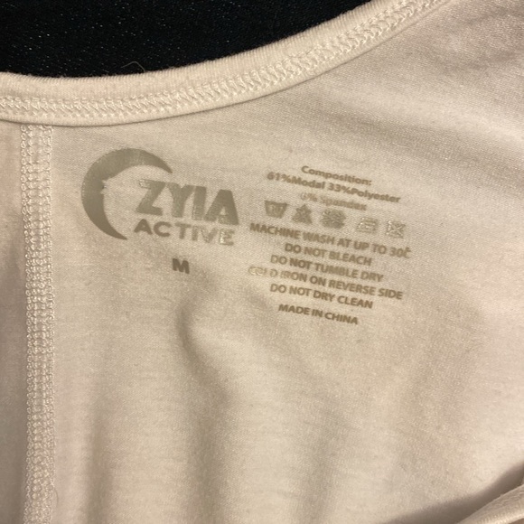 White Twist Tank Top from Zyia - Picture 3 of 3
